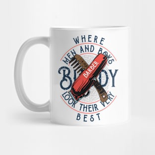 WHERE MEN AND BOYS Mug